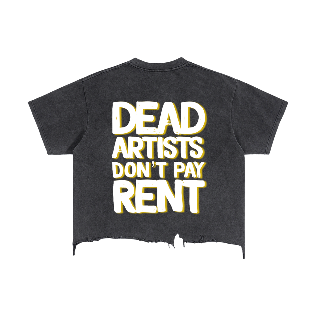 "Buy Art From the Living" Vintage Graphic T-Shirt